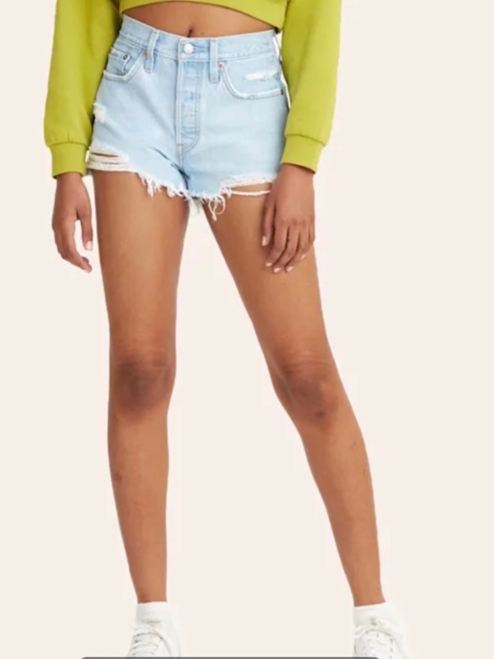 Levis highwaisted women's shorts